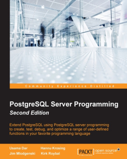 Dar - PostgreSQL Server Programming