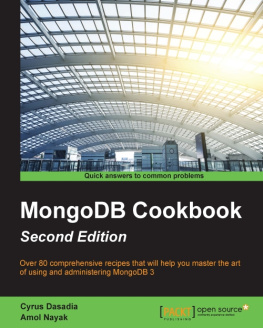 Dasadia Cyrus - MongoDB Cookbook