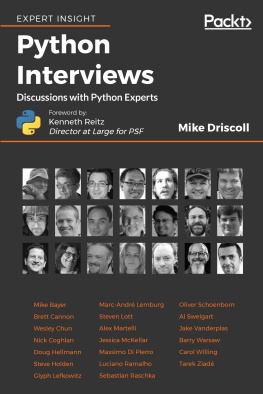 Driscoll Michael - Python Interviews discussions with Python experts