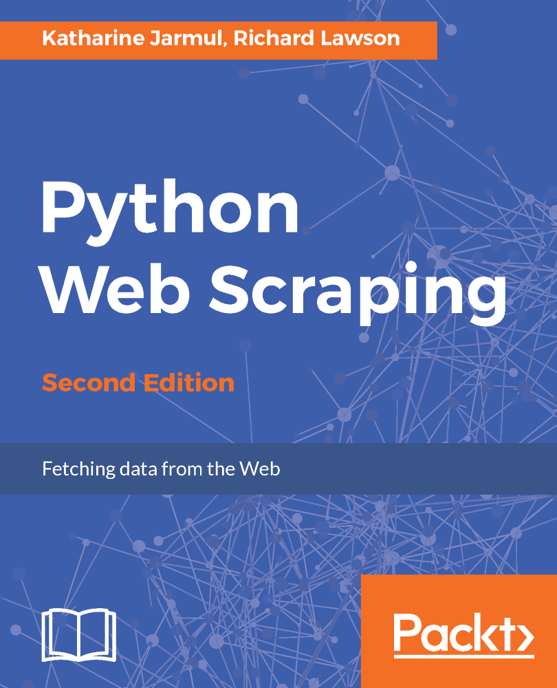 Title Page Python Web Scraping Second Edition Fetching data from the web - photo 1