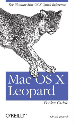 Chuck Toporek - Mac OS X Leopard Pocket Guide