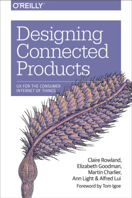 Claire Rowland - Designing Connected Products