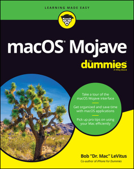 Bob LeVitus macOS Mojave For Dummies