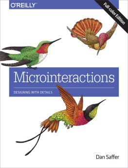 Dan Saffer Microinteractions