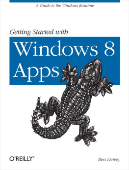 Dewey - Getting Started with Windows 8 Apps