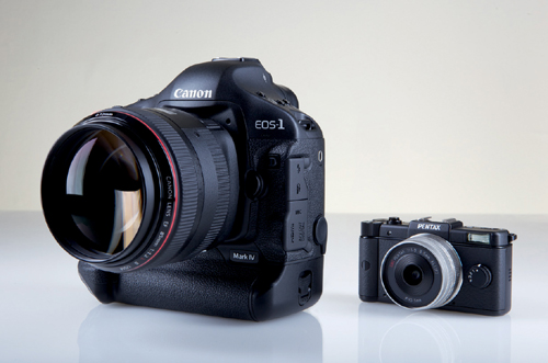 Whether youre shooting with a huge professional digital SLR like this Canon EOS - photo 4