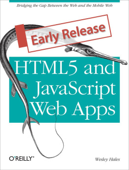 Hales - HTML5 and JavaScript Web Apps