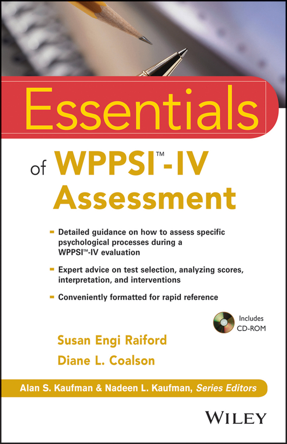 Essentials of Psychological Assessment Series Series Editors Alan S Kaufman - photo 1