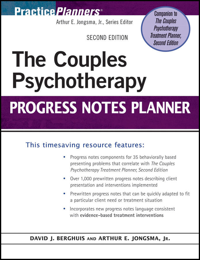 The Couples Psychotherapy Progress Notes Planner - photo 1