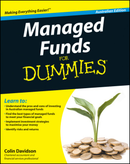 Davidson - Managed Funds For Dummies