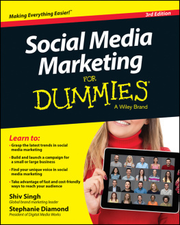 Diamond Stephanie - Social Media Marketing For Dummies