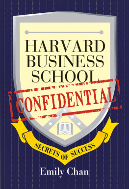 Emily Chan Harvard Business School Confidential