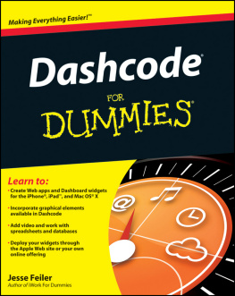 Jesse Feiler Dashcode For Dummies