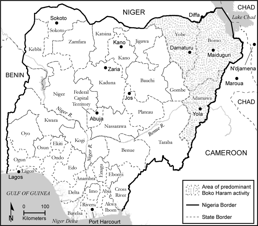 Map 1 Nigeria Map by Brian Edward Balsley GISP Map 2 Northeastern - photo 2