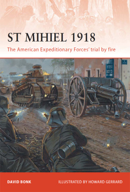 Bonk - St Mihiel 1918: the first American battle