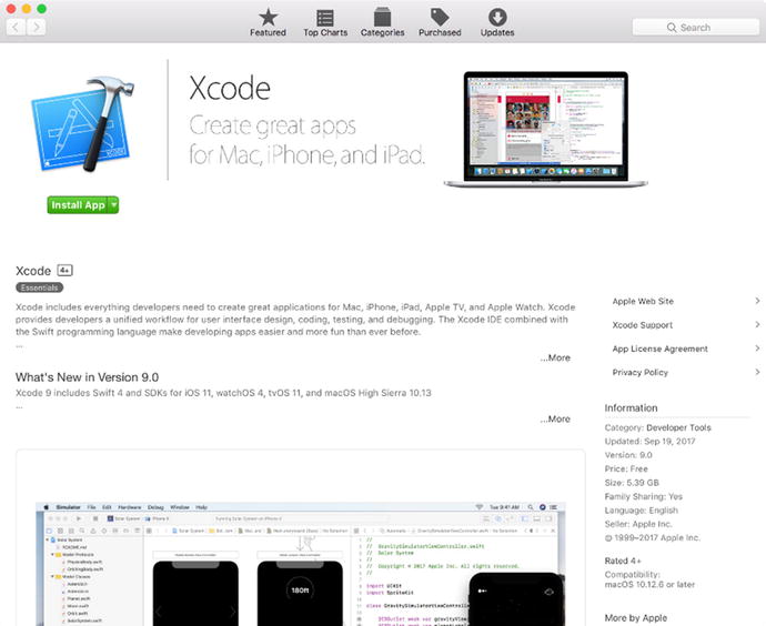 Figure 1-6 Xcode page in the Mac App Store The Visual Studio installer - photo 6