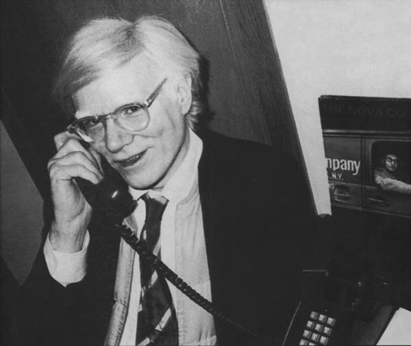 Warhol on phone at The Bunker trying to find something to do after lagger - photo 12