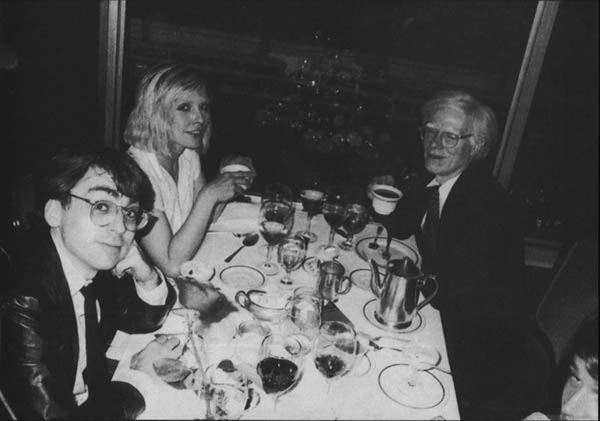 Chris Stein Debbie Harry Andy Warhol and Jed Johnson July 4 1980 dinner in - photo 13