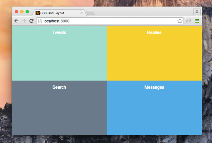 And we would use the following CSS app-layout display grid - photo 3