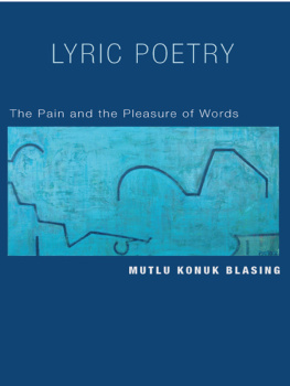 Blasing - Lyric Poetry