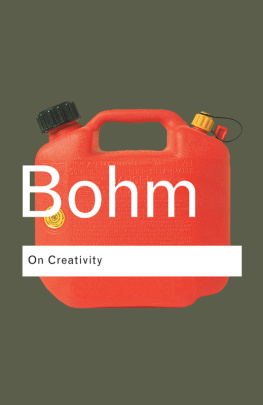 Bohm - On Creativity