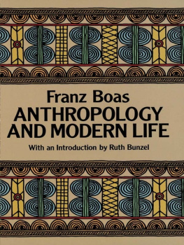 Boas - Anthropology and Modern Life