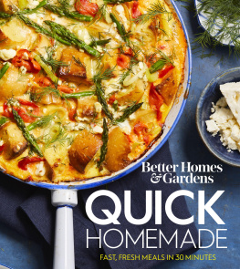 Better Homes Better Homes and Gardens Quick Homemade