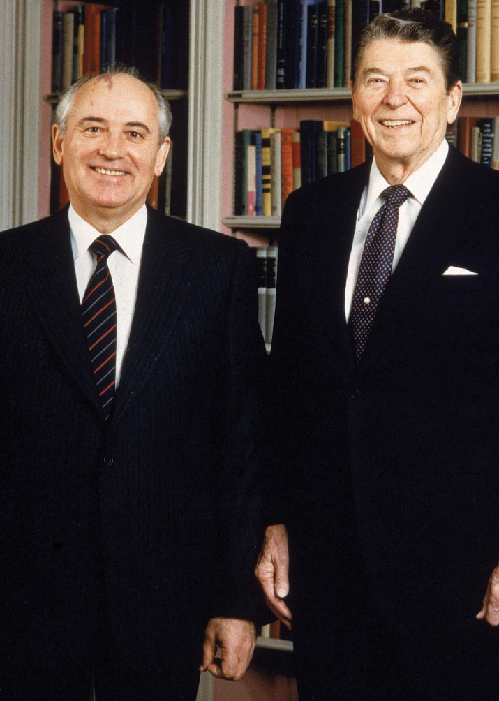 Gobachev left and Reagan sought peace between their countries Pop Culture - photo 3