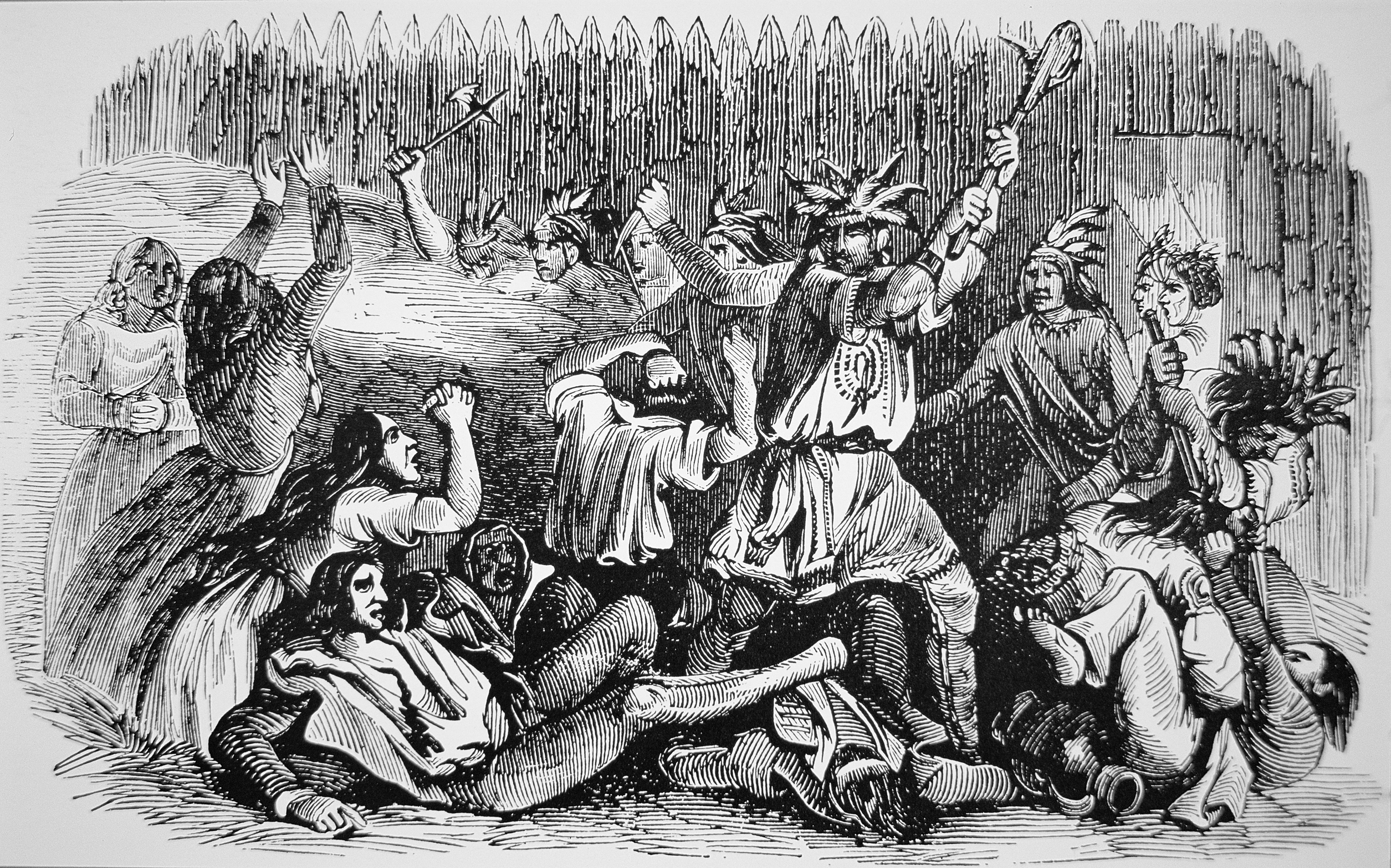 The Creek Indians massacring the inhabitants of Fort Mims Alabama 1813 Yet - photo 6