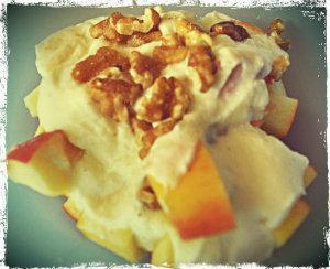 Ingredients 1 apple diced 150 g low-fat vanilla yogurt 5 oz 12-1 teaspoon - photo 9