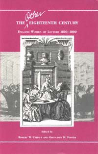 title The Other Eighteenth Century English Women of Letters 1660-1800 - photo 1