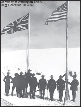 Mounties guard the CanadaAlaska border at the turn-of-the-last century Canada - photo 4