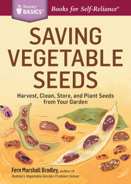 Bradley - Saving Vegetable Seeds