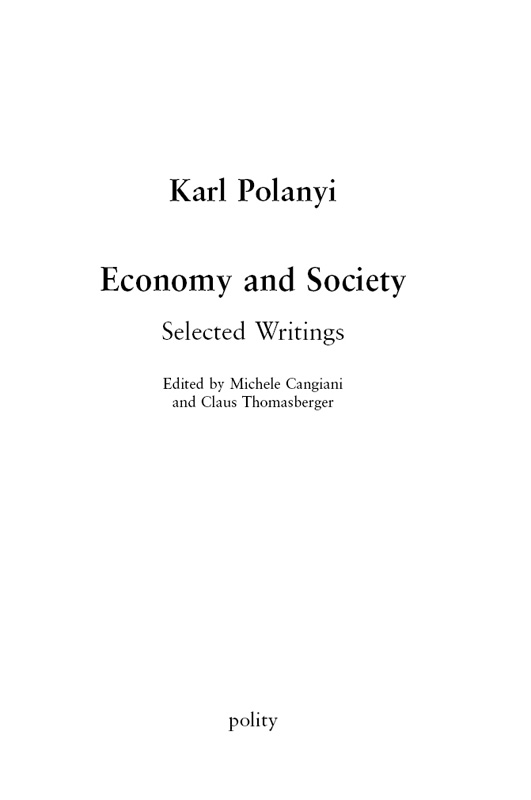 Copyright page Chapters 124 Kari Polanyi Levitt 2018 Introduction Michele - photo 2