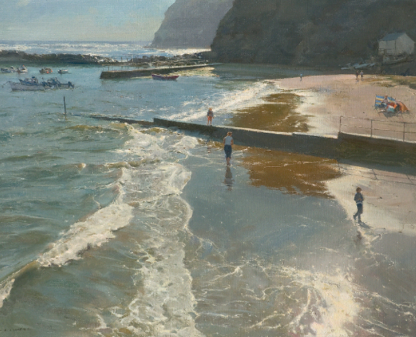 Receding Tide Staithes Oil on linen canvas 61 76cm 24 30in I always look for - photo 4