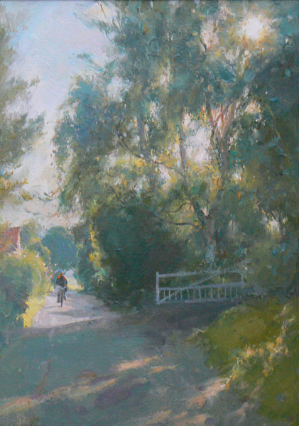 A Quiet Ride Home oil on board 405 305cm 16 12in You dont have to go far to - photo 5