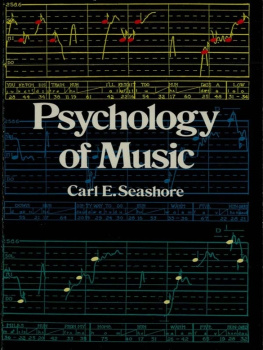 Carl E. Seashore - Psychology of Music