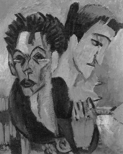 Self-Portrait Double Portrait 1914 Oil on canvas 60 x 49 cm - photo 1