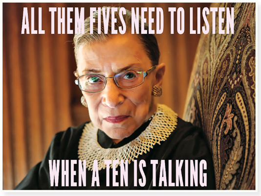 At nearly ten thirty am that day in June RBG quoted Martin Luther King Jr - photo 10