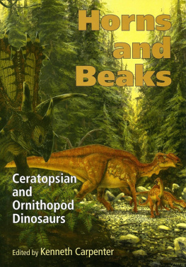 Carpenter - Horns and beaks: ceratopsian and ornithopod dinosaurs