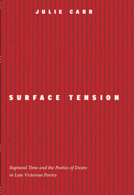 Carr - Surface tension: ruptural time and the poetics of desire in late Victorian poetry