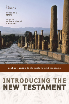 Carson D. A. - Introducing the New Testament: a Short Guide to Its History and Message