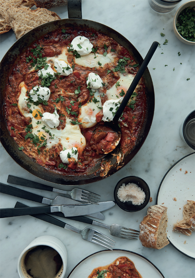 Baked eggs with spicy sausage Serves 4 A perfect dish for Sunday brunch a - photo 6