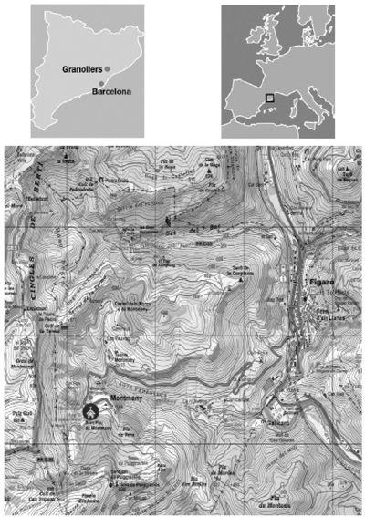 The Figuer-Montmany district of Catalonia Fragment reproduced from the map - photo 5