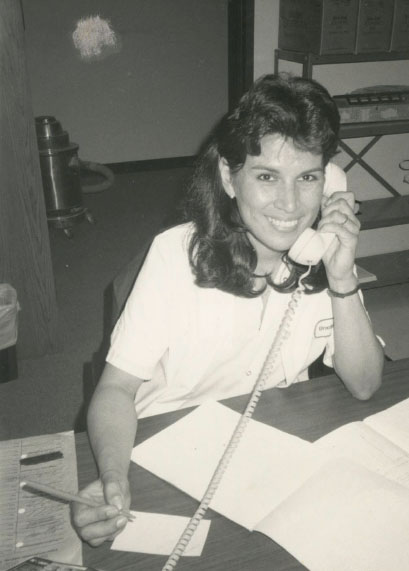 Me at my desk at Uncle Bens Food Labs most likely talking to McCormick Labs - photo 13