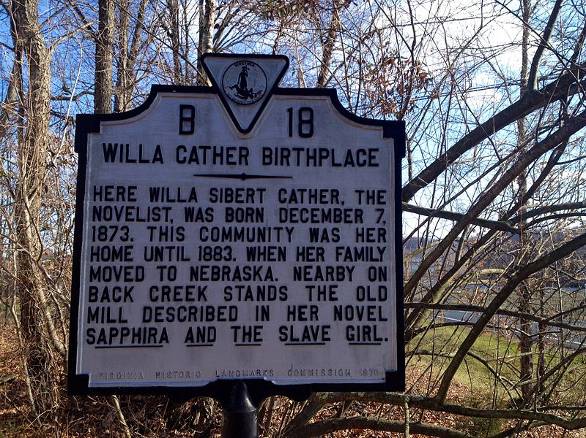 A plaque commemorating Cathers birthplace Alexanders Bridge Published in - photo 18