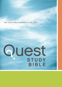 Christianity Today Intl - NIV Quest Study Bible