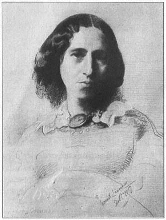 George Eliot sketch by Samuel Laurence 1869 misdated as 1857 - photo 3