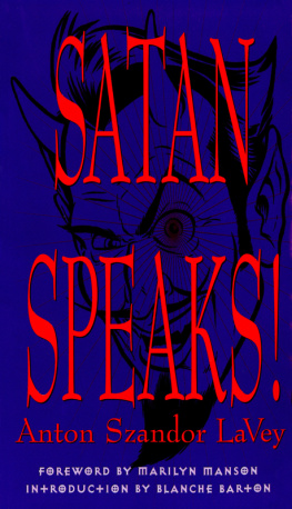 Church of Satan. - Satan Speaks!