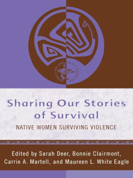 Clairmont Bonnie - Sharing our stories of survival: native women surviving violence